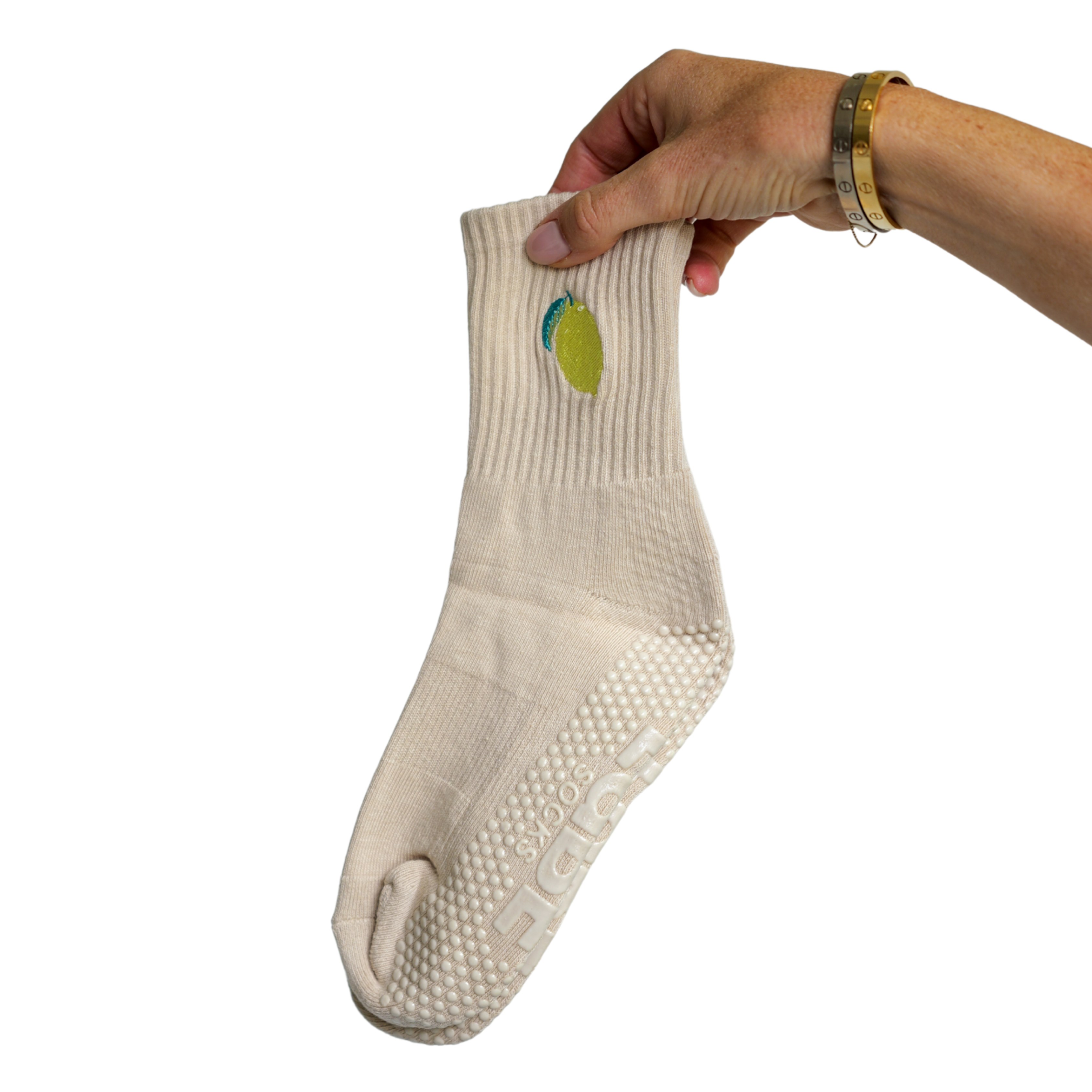 Grip Socke "Zitrone"