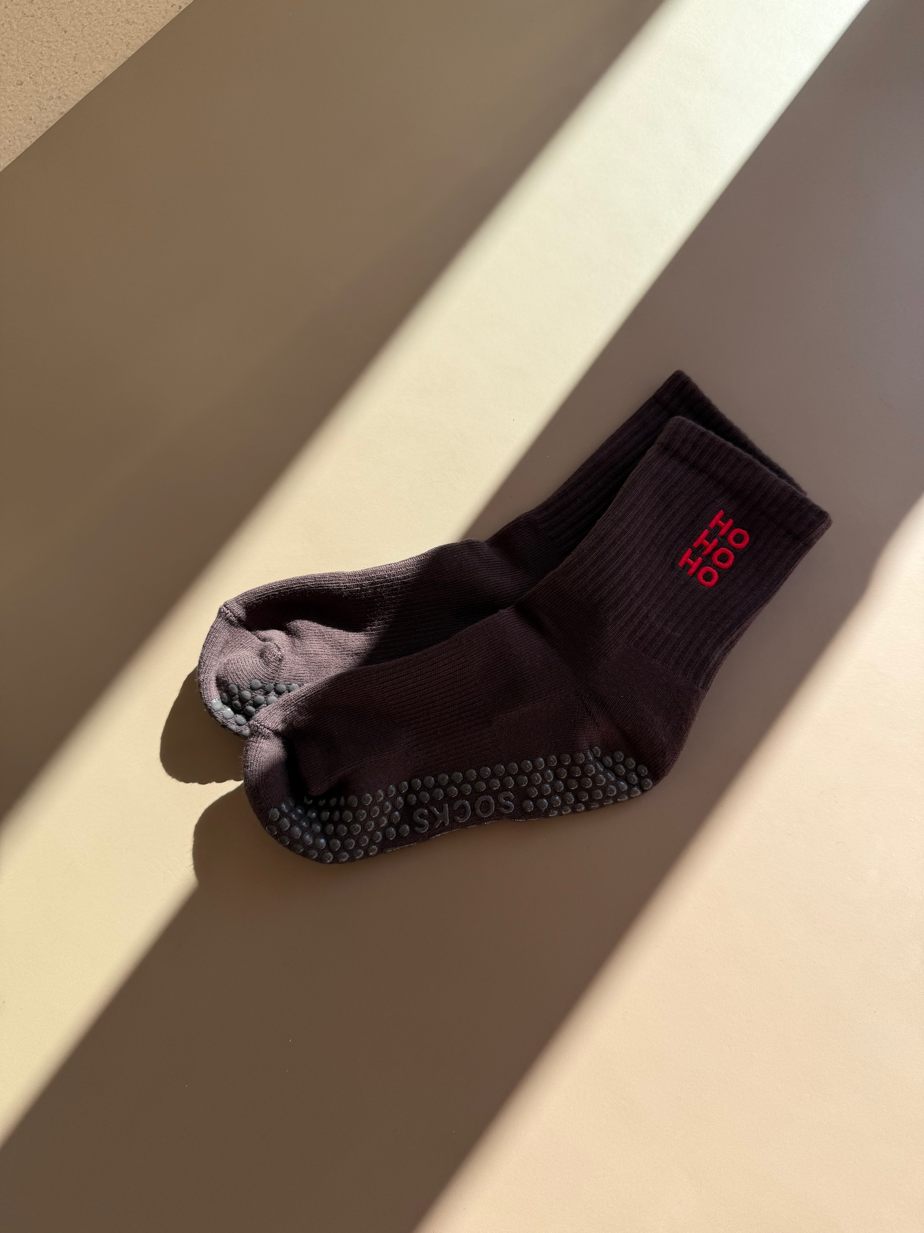 Grip Socke "HO HO HO"