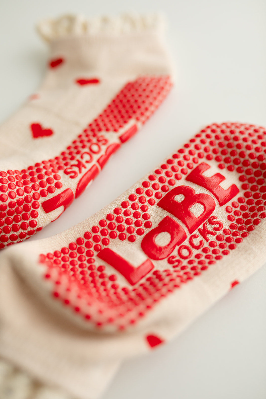 Grip Socke "Herzchen"