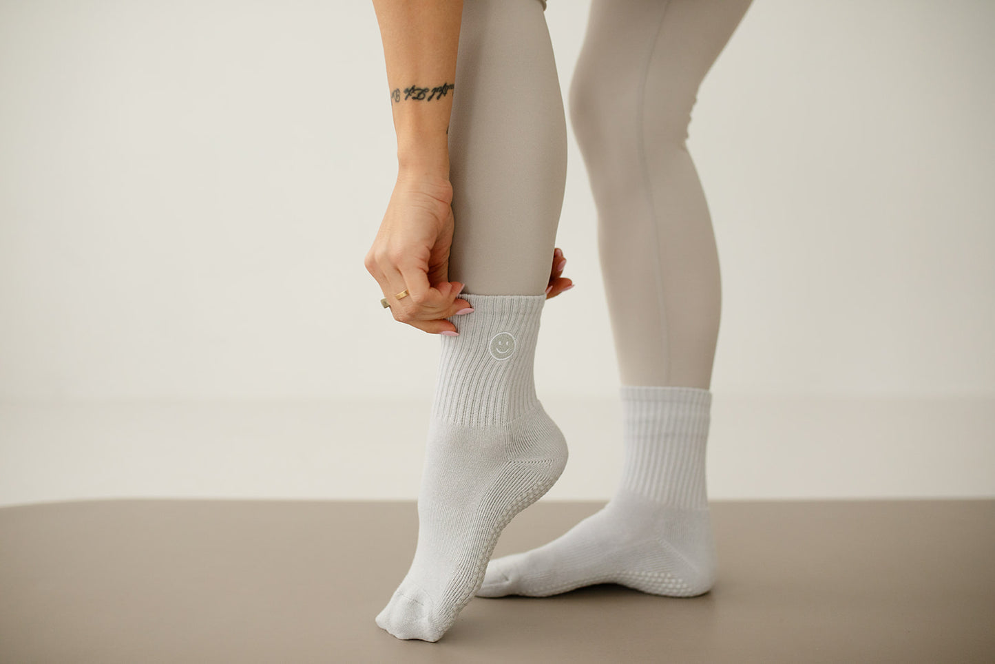 Grip Socke „Smiley“