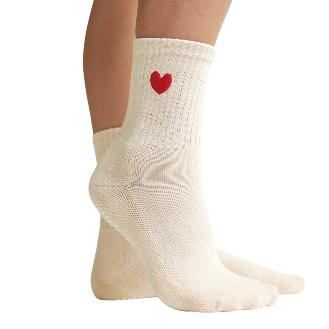 Grip Socke &quot;großes Herz&quot;