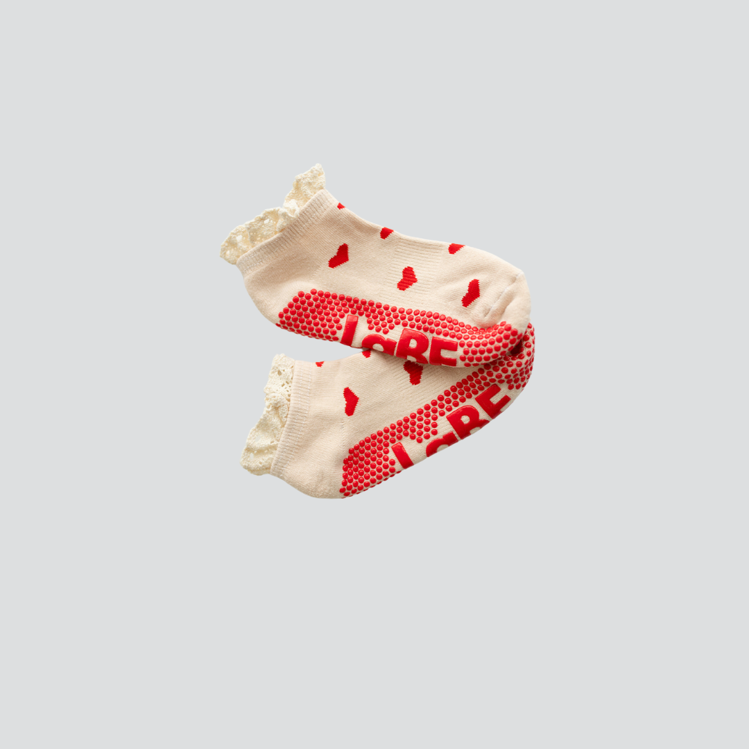 Grip Socke "Herzchen"