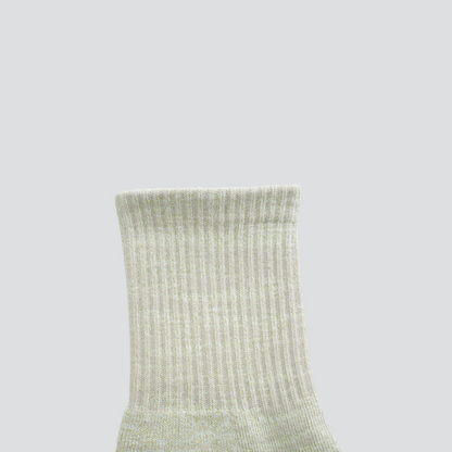 Grip Socke &quot;Glitzer beige&quot;