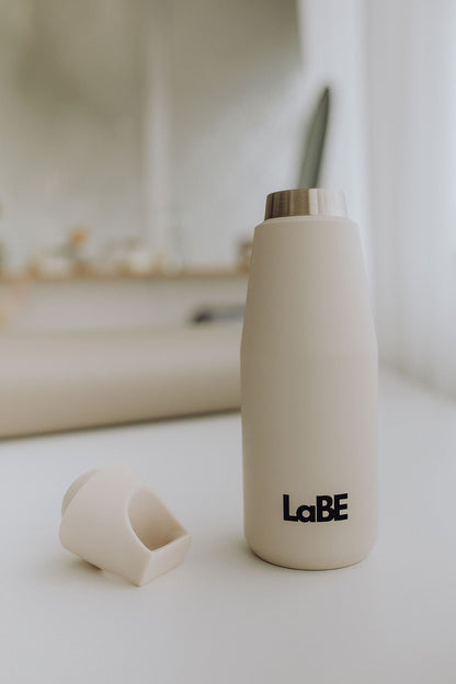 Trinkflasche 580ml beige