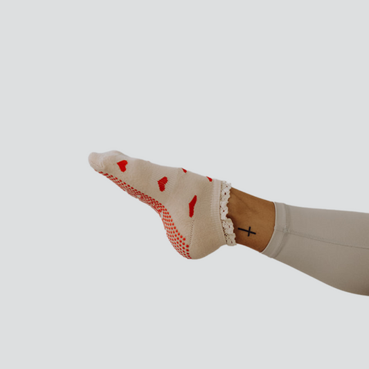 Grip Socke "Herzchen"