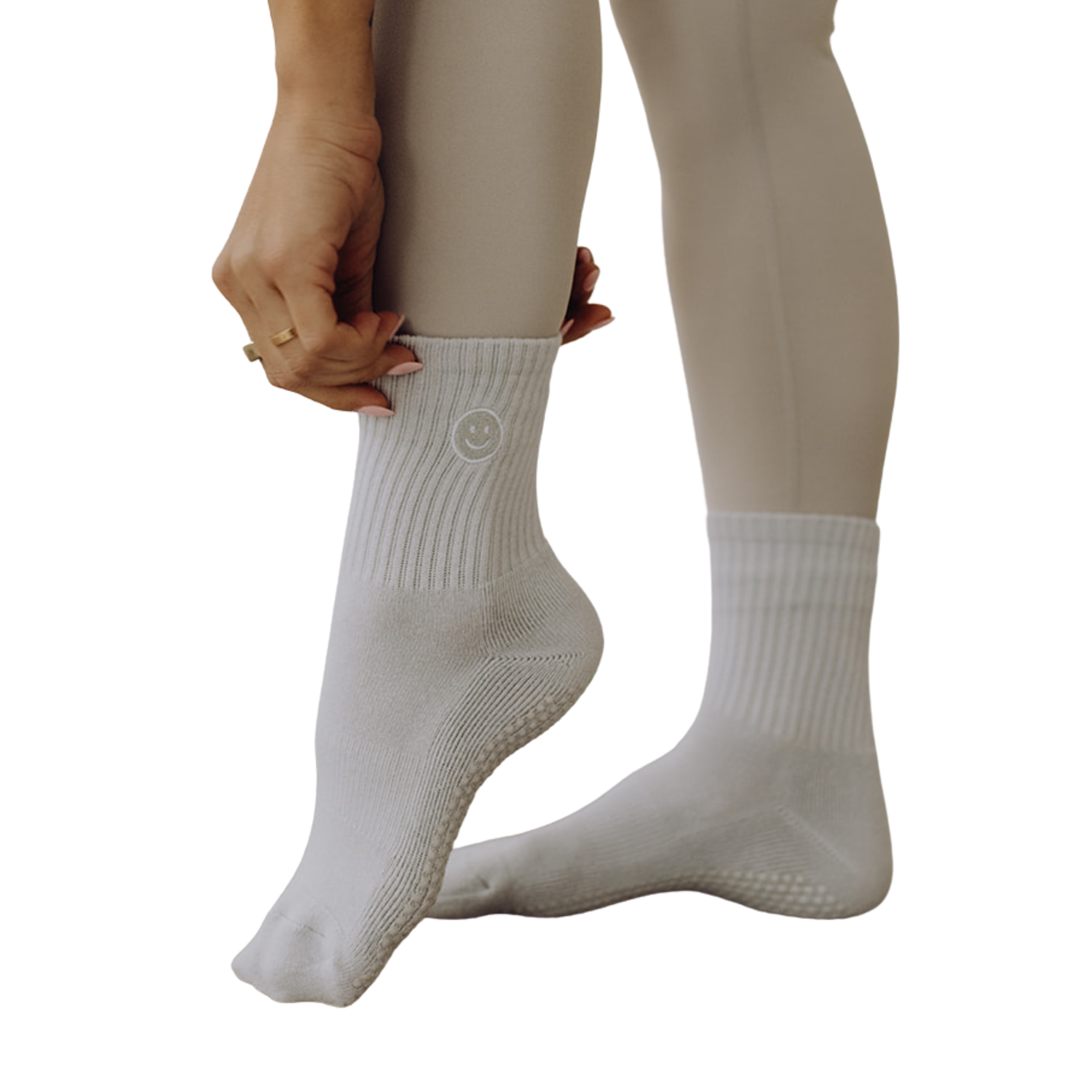 Grip Socke „Smiley“