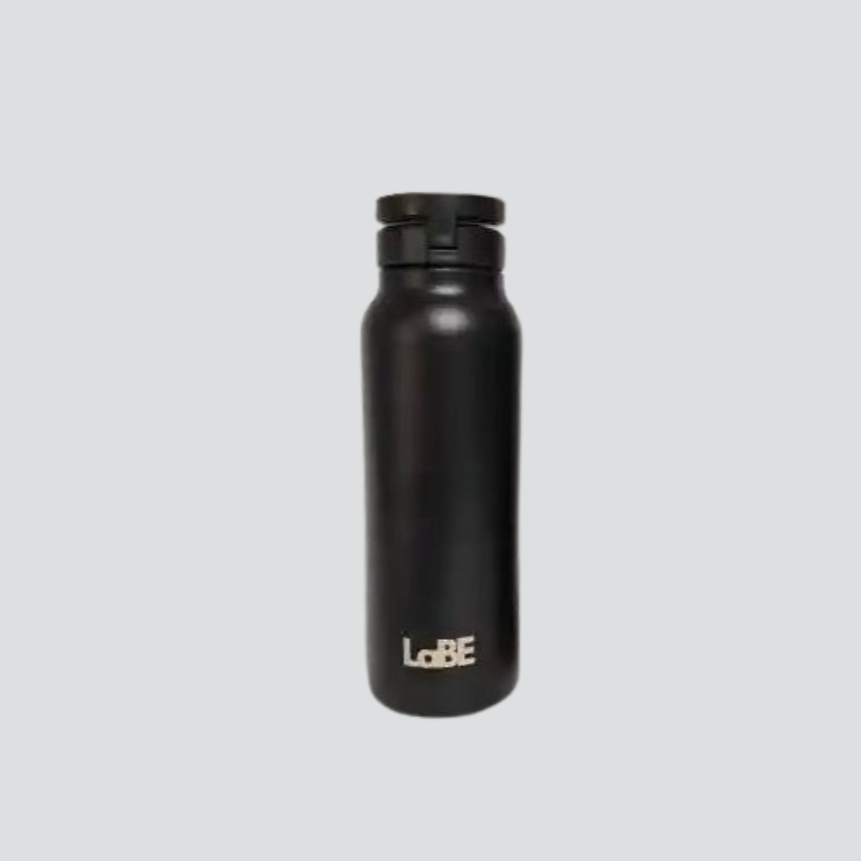 Trinkflasche mit Magnet 710ml schwarz