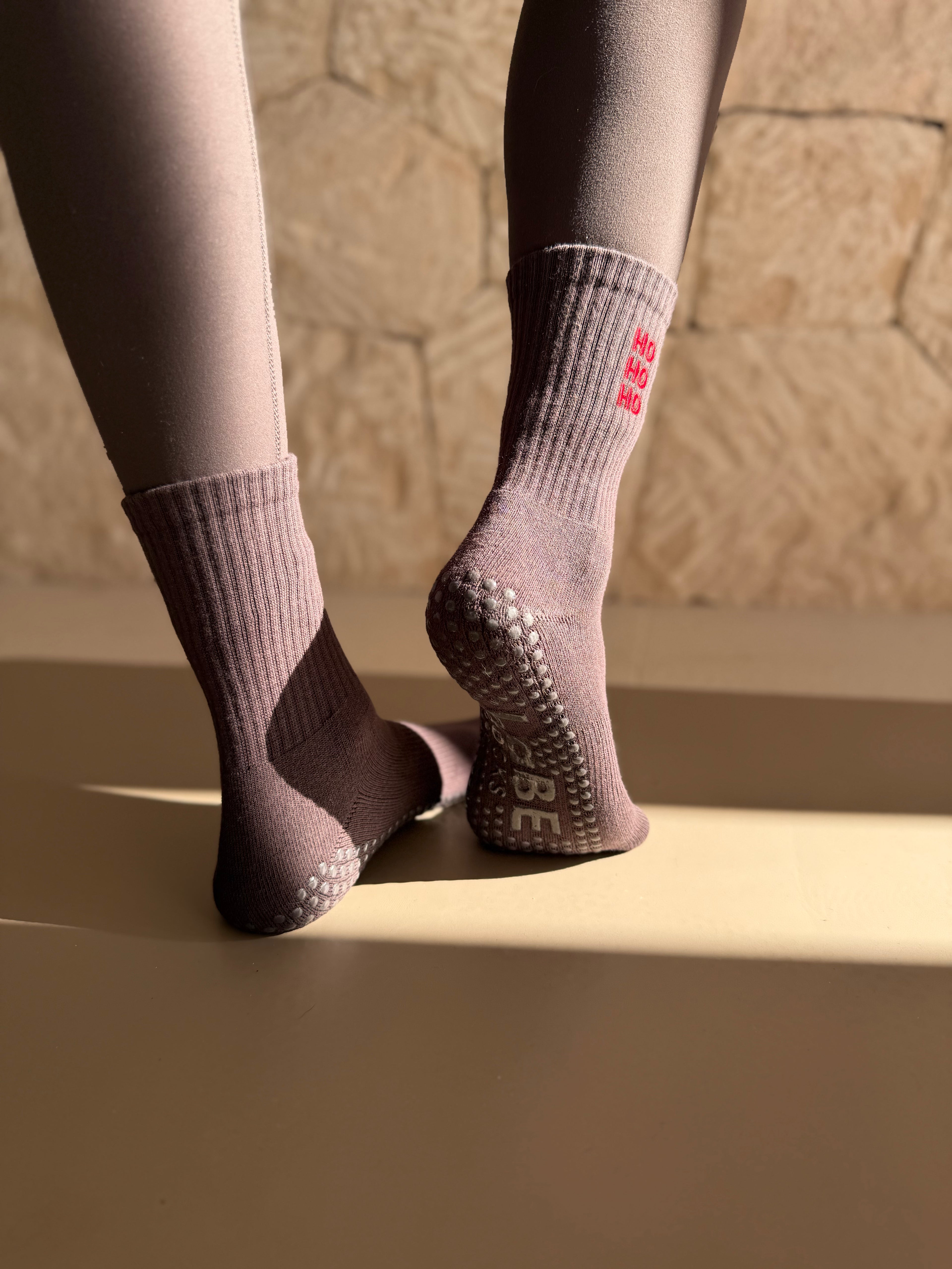 Grip Socke &quot;HO HO HO&quot;